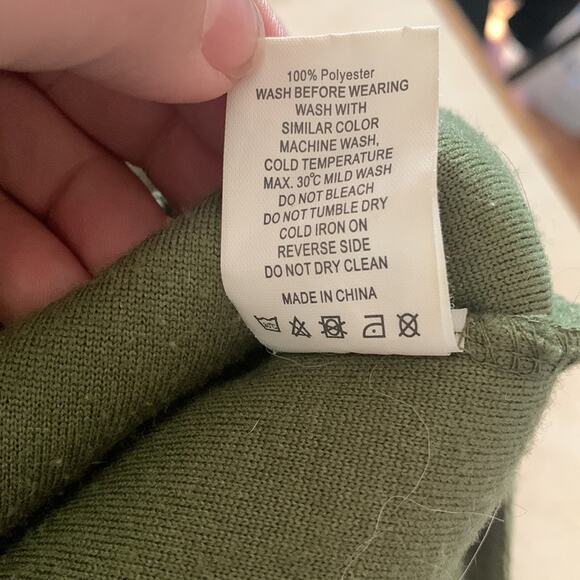 Zyia Active fleece full zip jacket army green women’s size large - Picture 8 of 10